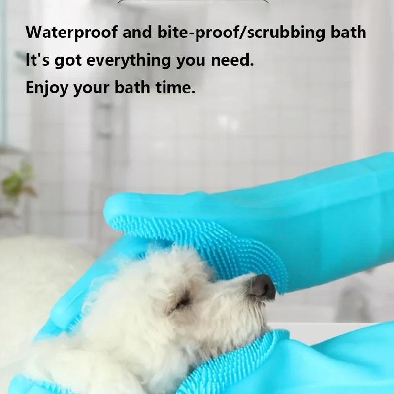 Magic Pet Grooming Gloves - Turn Bath Time Into Bonding Time