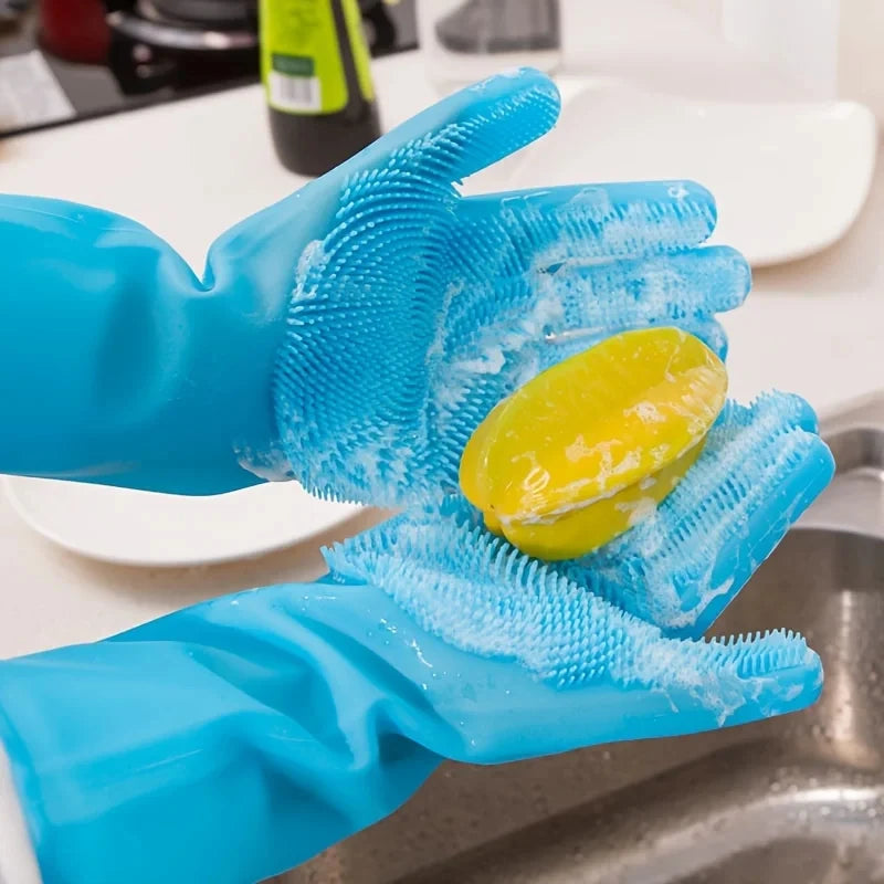 Magic Pet Grooming Gloves - Turn Bath Time Into Bonding Time