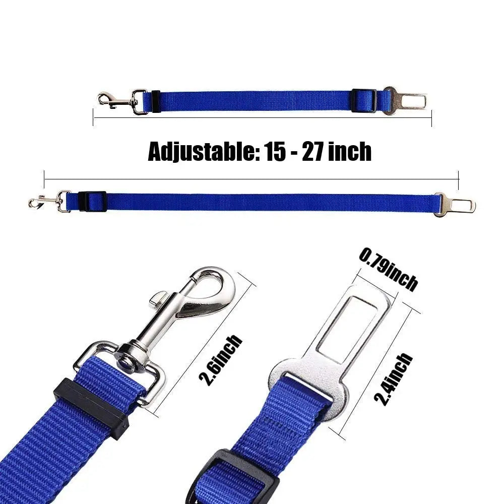 Universal Pet Car Seat Belt - Adjustable Dog Cat Safety Harness