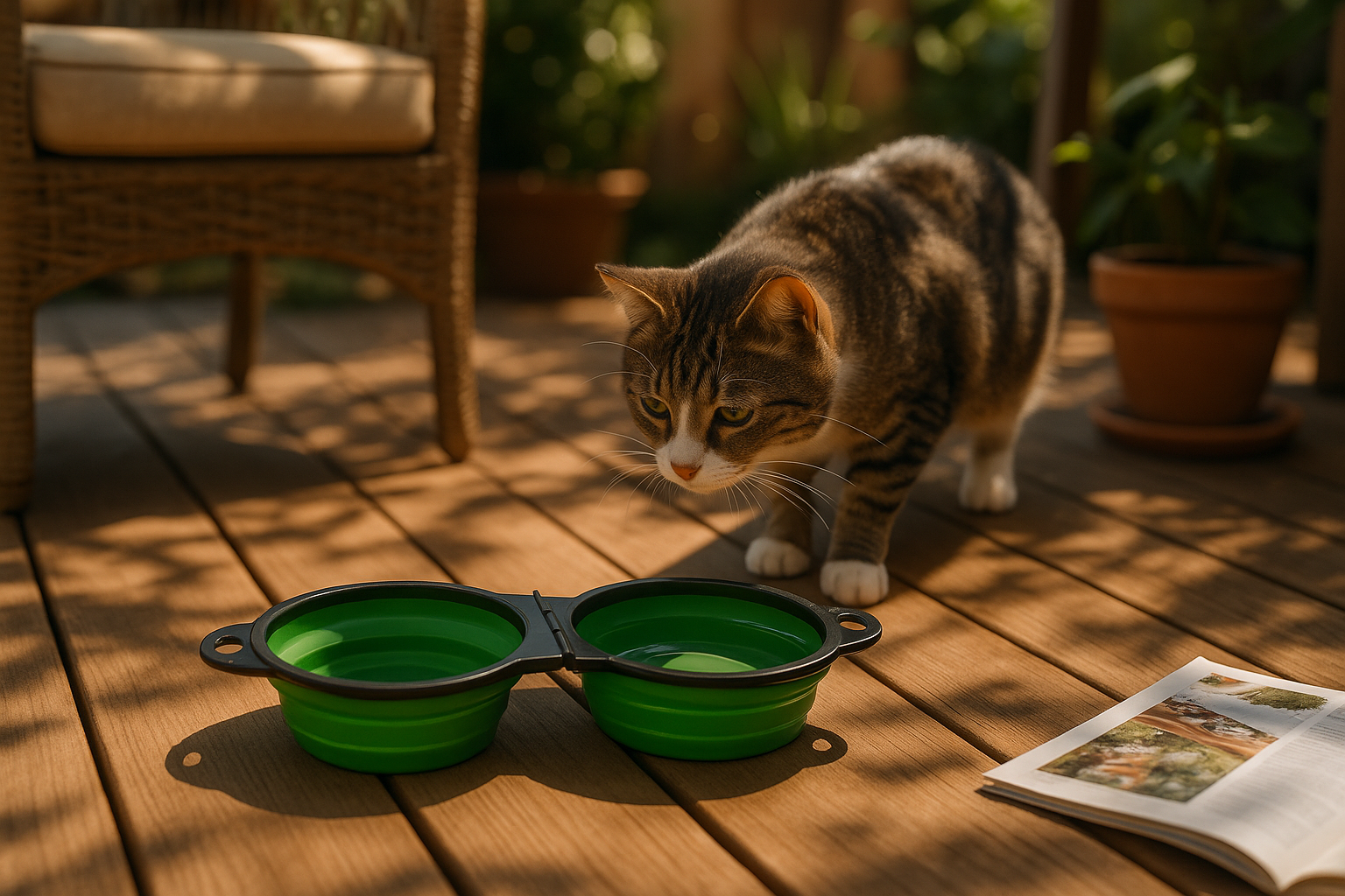 Cat on Patio