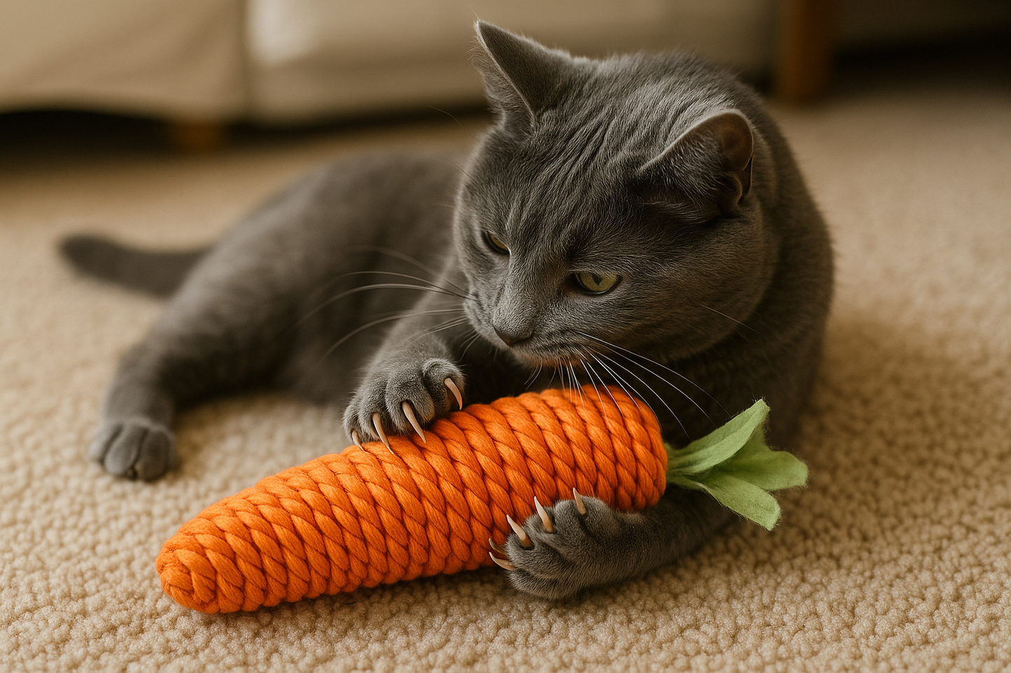 Cat Scratching Exact Carrot Toy
