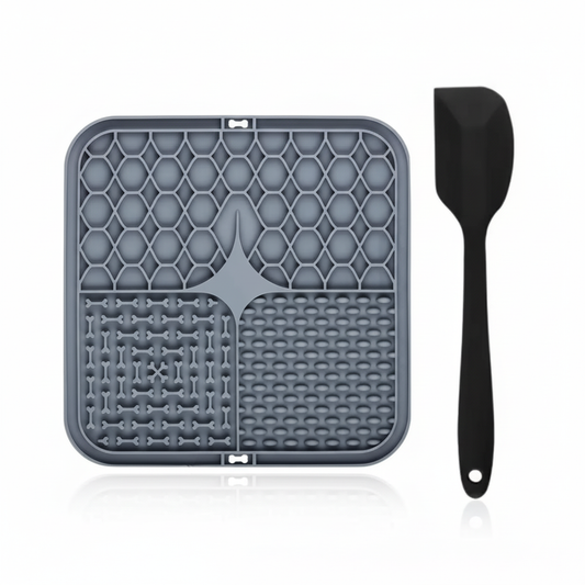 Dog Lick Mat with Scraper