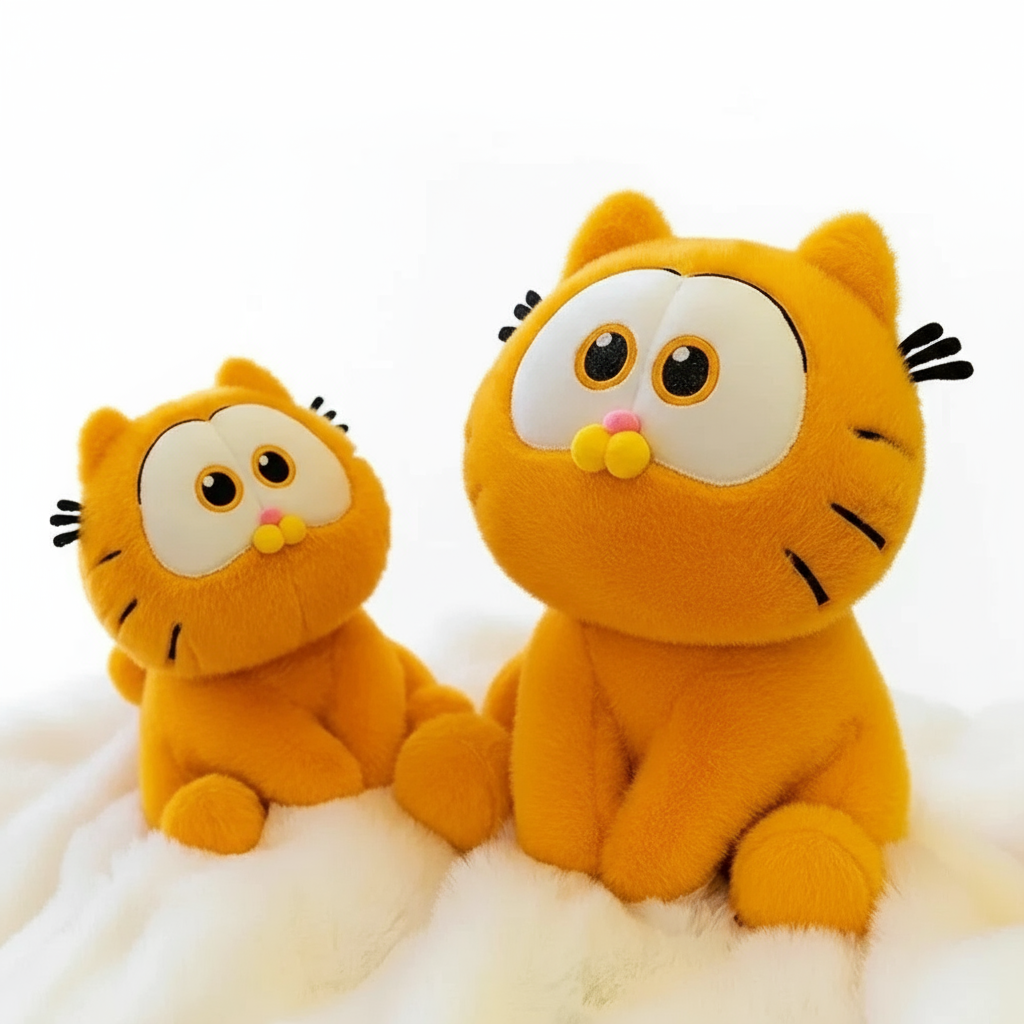 Garfield Plush White Background 3