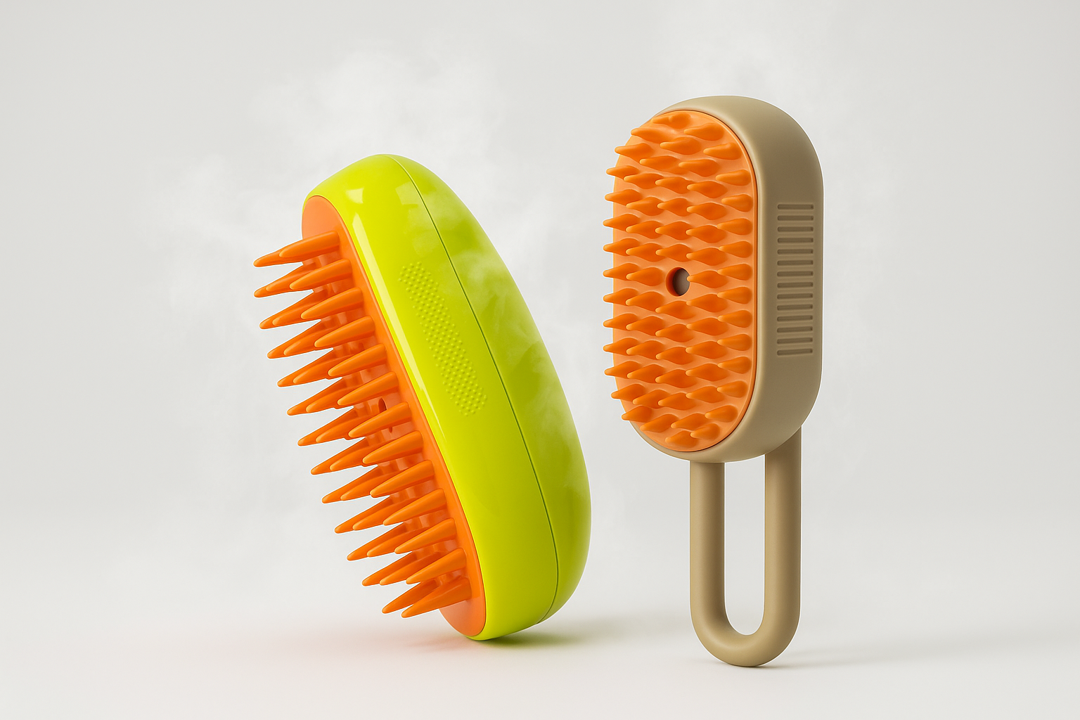 Hero Steamy Dog Brush - Side by Side