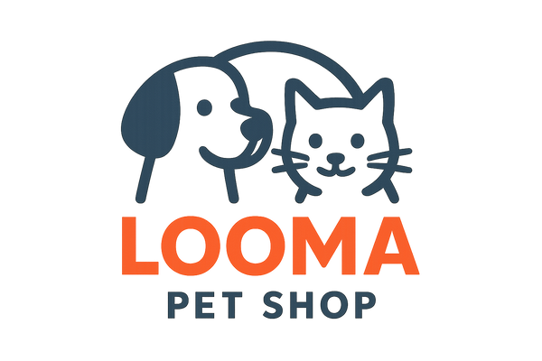 Looma Facebook logo with orange lettering